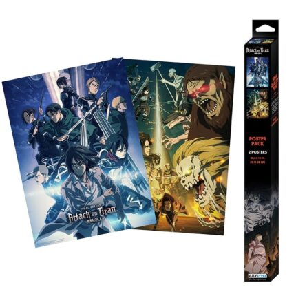 Attack On Titan set od 2 postera