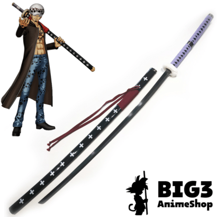 One Piece Trafalgar Law metalna katan od 140 cm