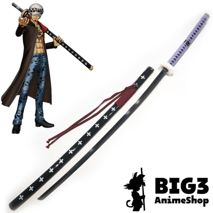 One Piece Trafalgar Law metalna katan od 140 cm