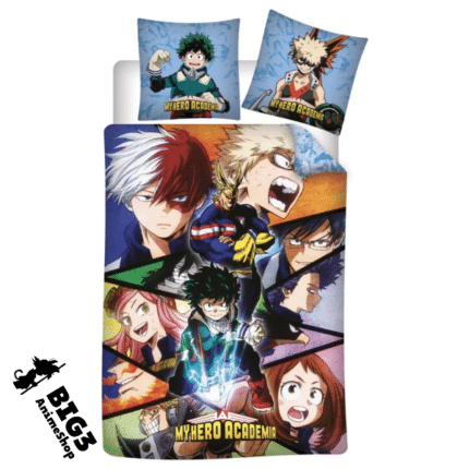 My Hero Academia Deku's Strengthposteljina 140×200 cm, 63x63 cm Microfibra