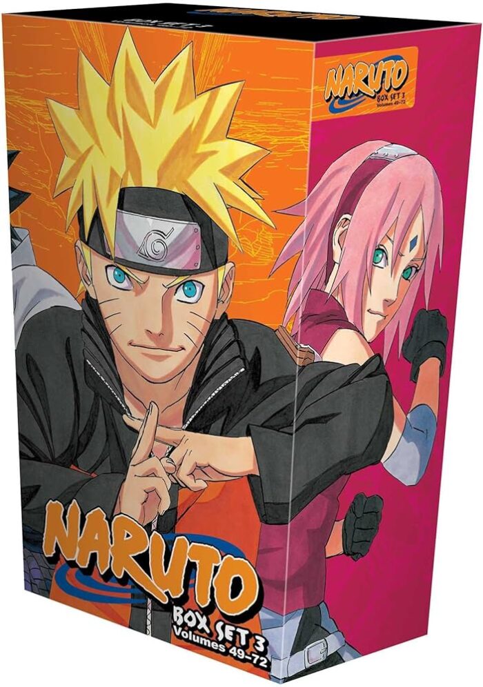 Naruto Box Set 3 Volumes 49-72 with Premium