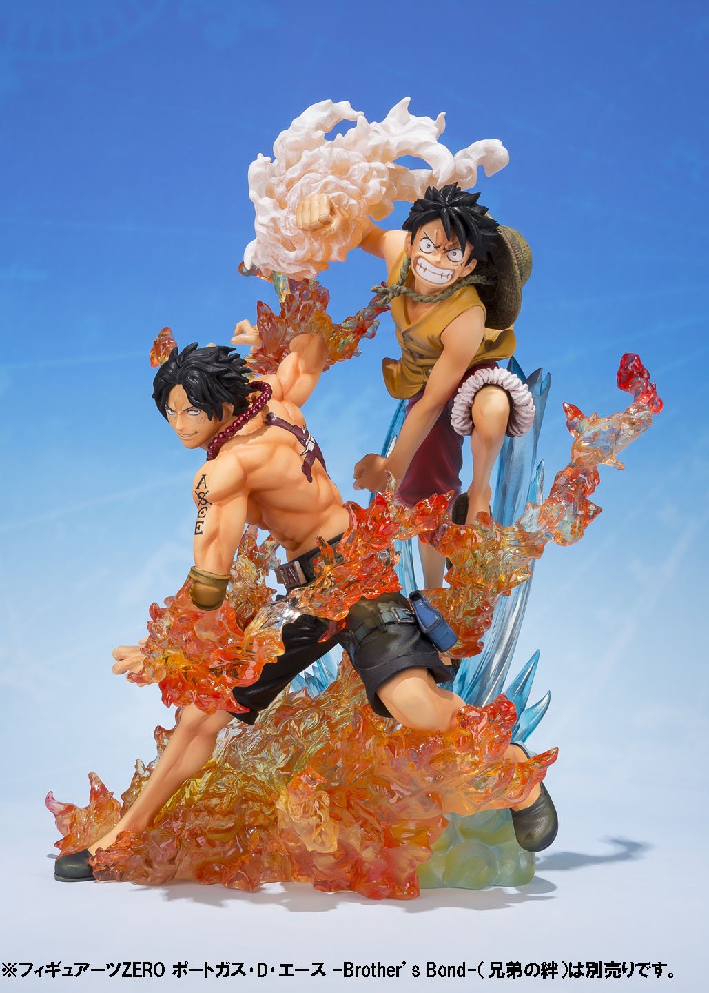 PORTGAS D. ACE i Monkey D Luffy BROTHER BOND FIGUARTS kolekcija od dvije STATUE OD 16 I 22 cm PORTGAS D. ACE i Monkey D Luffy BROTHER BOND FIGUARTS kolekcija od dvije STATUE OD 16 I 22 cm