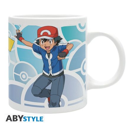 POKEMON šalica 320 ml Ash i Pikachu