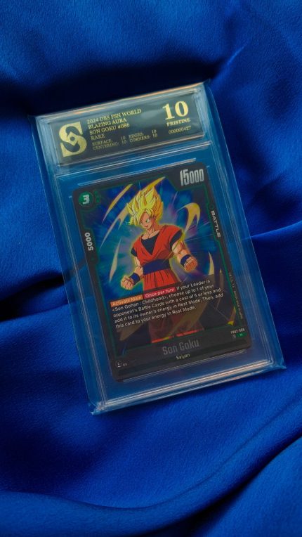 Dragona Ball Son Goku kolekcionarska ocjenjena karta
