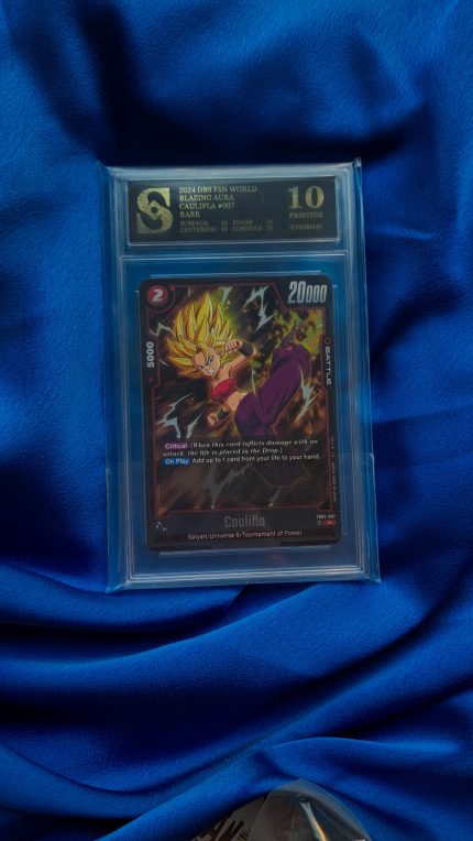 Dragona Ball Caulifla kolekcionarska ocjenjena karta