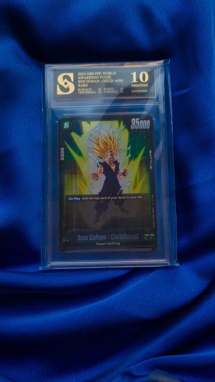 Dragona Ball Son Gohan Childhood kolekcionarska ocjenjena karta