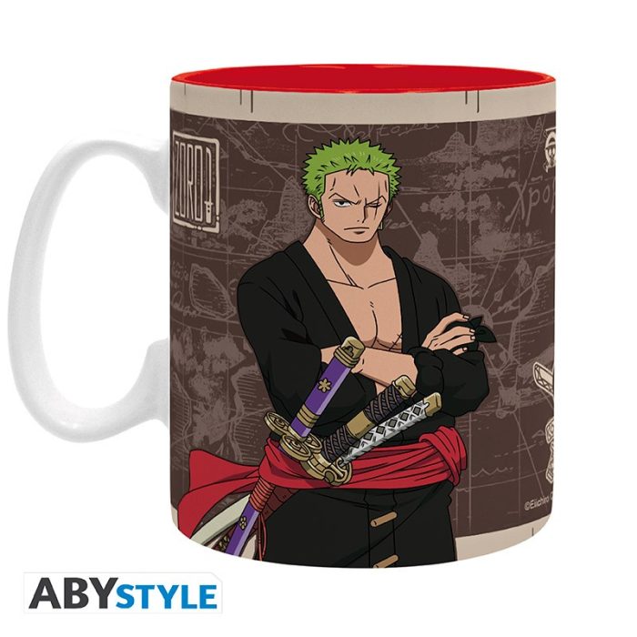 ONE PIECE šalica 460 ml Zoro