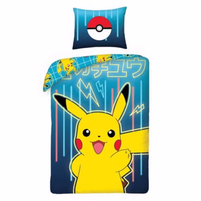 Pokemon posteljina Pikachu 140 x 200 cm 70 x 90 cm