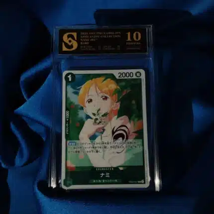 One Piece Nami kolekcionarska ocjenjena karta