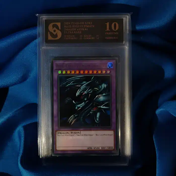 Yu Gi Oh Blu Eyes Ultimate Dragon kolekcionarska ocjenjena karta