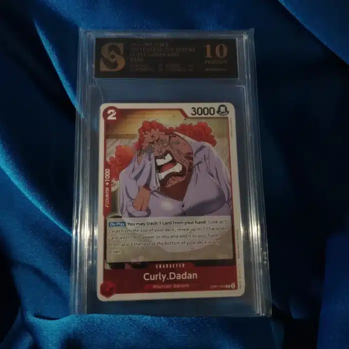 One Piece Curly Dadan kolekcionarska ocjenjena karta
